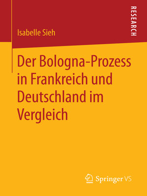 cover image of Der Bologna-Prozess in Frankreich und Deutschland im Vergleich